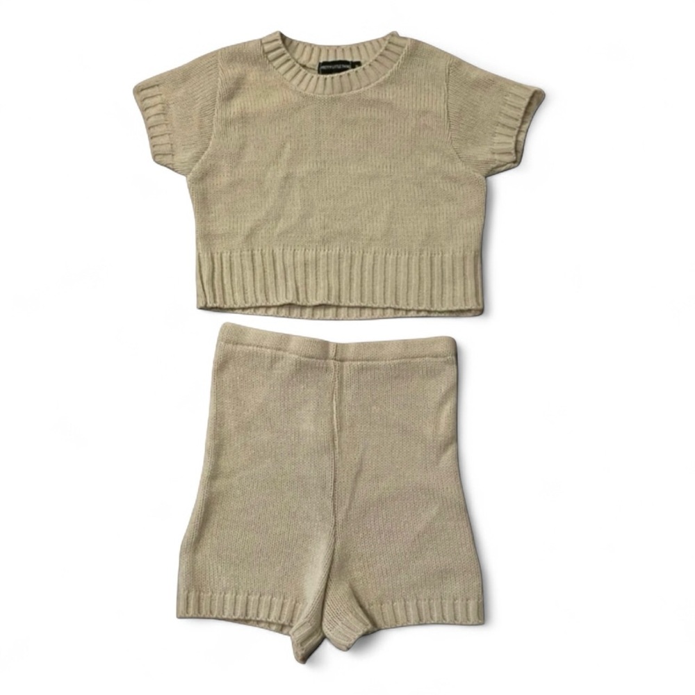 PrettyLittleThing Knit Matching Lounge Set
